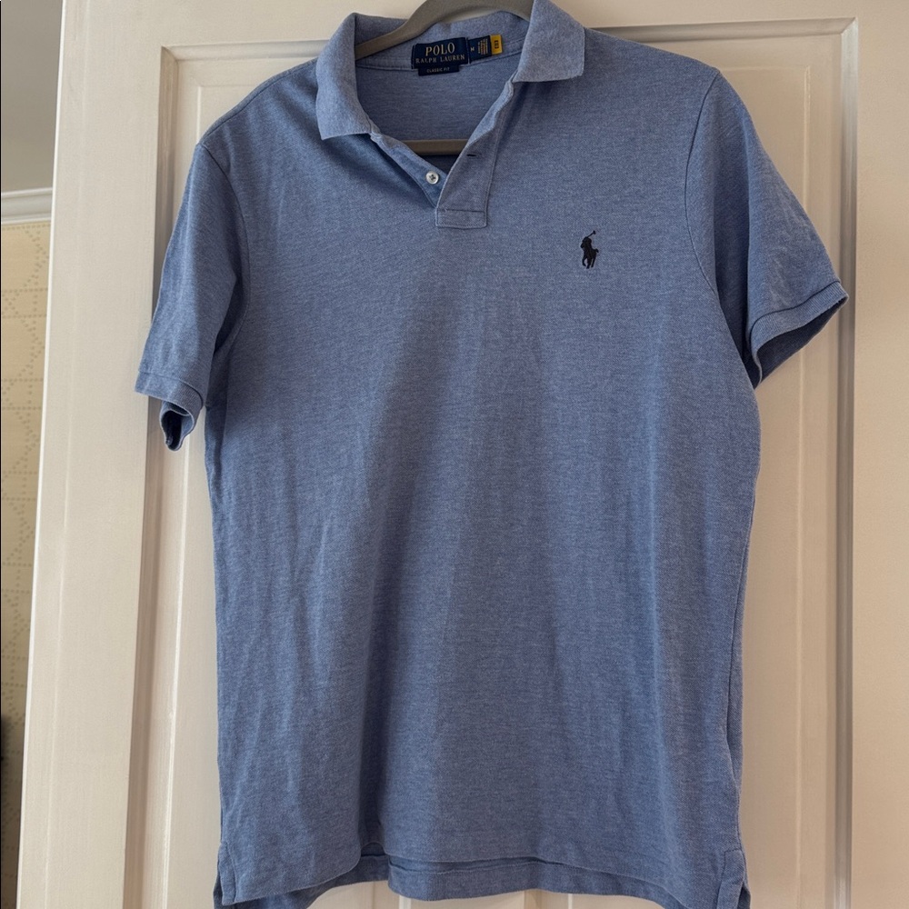 Polo by Ralph Lauren Men's Light Blue Polo Shirt - Picture 5 of 16